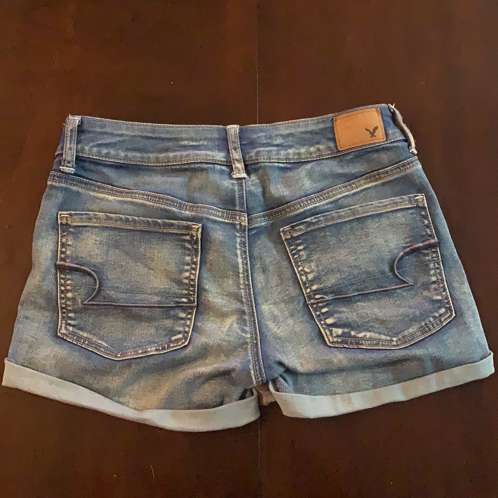 American Eagle Midi Denim Shorts